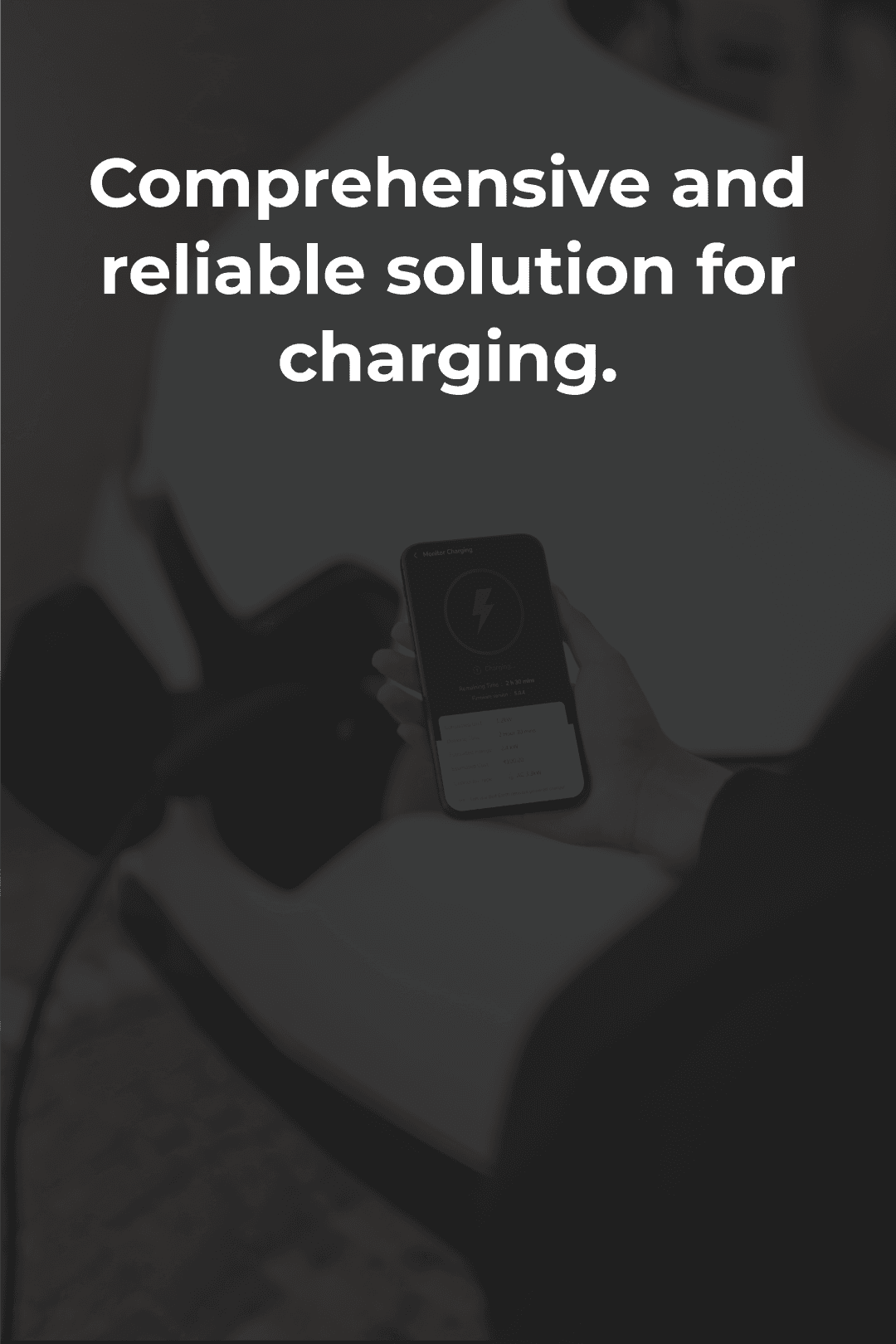 Comprehensive and reliable solution for charging.