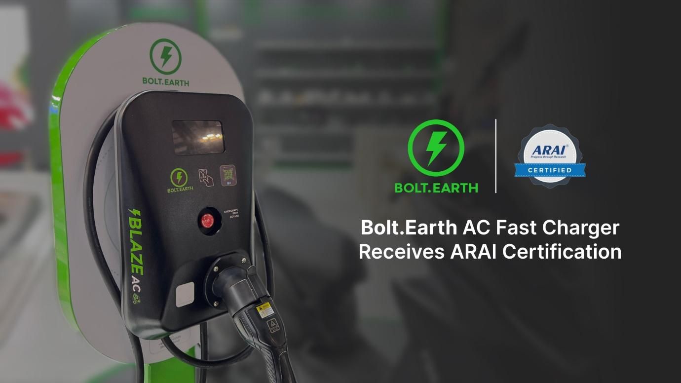 Receives ARAI Certification for Level 2 AC Fast Charger